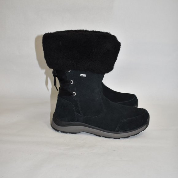 $350 UGG Ingalls Waterproof Snow suede black Boot 9.5  SE4 - Picture 3 of 9